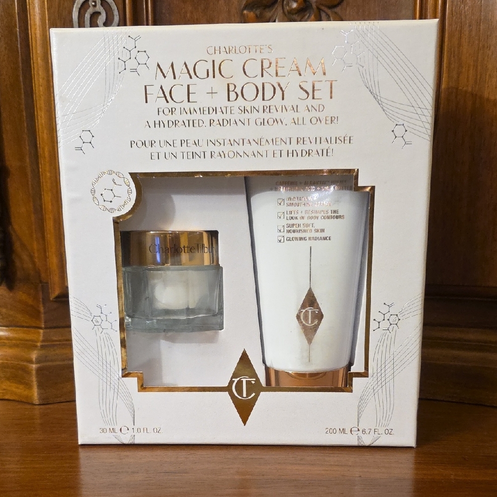 Charlotte Tilbury Magic Cream Face + Body Set--NIB/Sealed